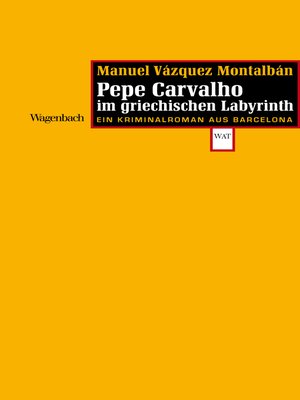 cover image of Carvalho im griechischen Labyrinth